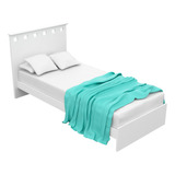 Cama 1 Pza Blanca Infantil Serie 5 Mosconi Blanco