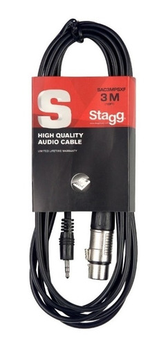 Cable Mini Plug Stereo A Canon 3 Metros Stagg 