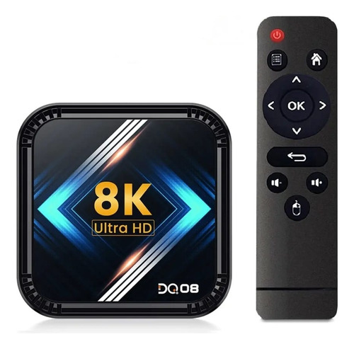 Tv Box Rockchip Android 13 Bluetooth 5.3 Sistema Vitalício 