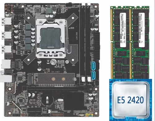 Kit Xeon E5 2420 + 8gb De Ram Ddr3 + Placa Mãe