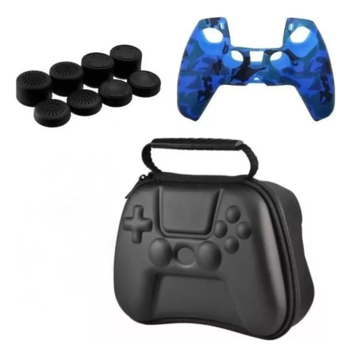 Kit Estuche Protector Mando Ps5, Funda Silicona Mando Grips 