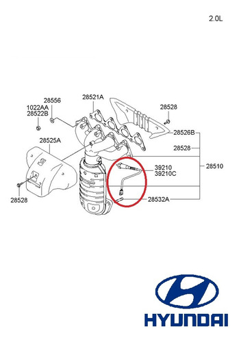 Sensor Oxigeno Santa Fe Sonata Sportage Tiburon Tucson Foto 2