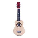 Ukulele 21 Pulgadas Con Funda , Color Natural Hx0033 Mertel 