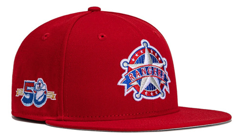 Gorra New Era  Rangers Texas 59fifty Plana 50th Aniversario