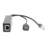 Dslrkit Divisor Poe Activo 48v A 5v 2.4a Usb Tipo A Hembra 8