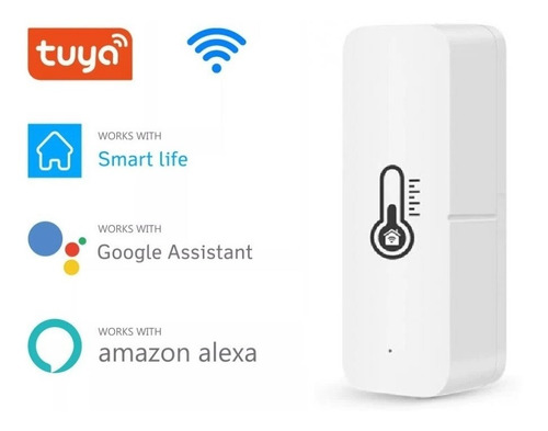 Sensor De Temperatura, Humedad, Wifi, Tuya, Smartlife, Alexa