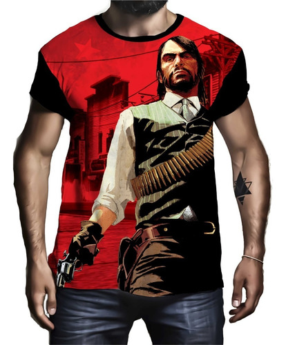 Camiseta Camisa Faroeste Jogo Red Dead Redemption Game 8