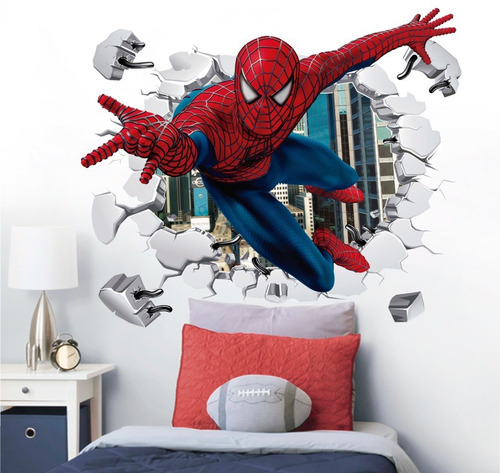 Vinilo Decorativo 3d, Avengers I33  Spiderman, Sticker