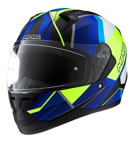 Casco Moto Mac Bass Nirvana Sonic Zepelin Pista Devotobikes