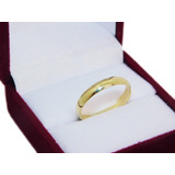 Anillo Compromiso Oro 18k 1/2 Caña Cod: 3120 Joyeria Esponda