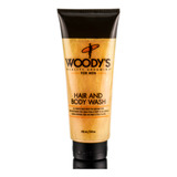 Gel De Baño Y Cabello Woody's Para Hombre, 300 Ml