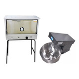 Horno Pizzero 12 Moldes + Amasadora Industrial 20 Kg Combo