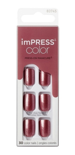 Uñas Impress Color /  Press-on Peanut Pink