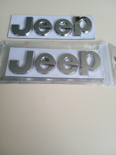 Emblema En Letras Cromadas Jeep Liberty Kj Kk 4g Foto 2