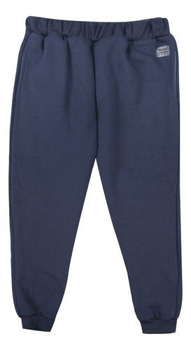 Pantalón Jogging Friza Azul Colegial Bender / Talle 2 Al 20