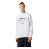 Sudadera Lacoste Loose Fit Con Marca Hombre