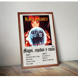 Rata Blanca Poster Album Magos, Espadas Y Rosas En Cuadro
