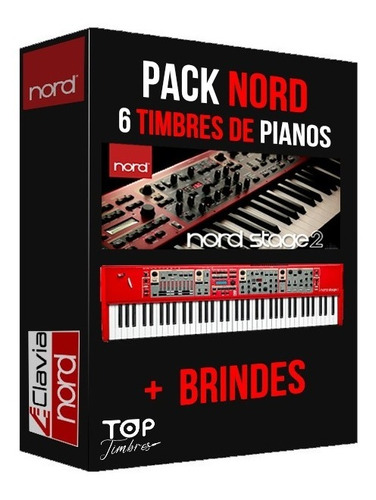 Pack  6unid Timbres Para Kontakt Piano Nord Stage + Brinde