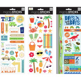 Etiquetas Adhesivas Planilla Stickers Happy Planner 1 Hoja Color Playa