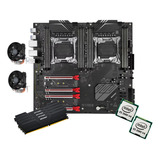 Kit Servidor Dual Xeon X99 D8 Max E5 2680 V4 64gb Ecc Reg 