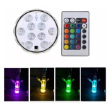 Pack 4 Luz Led Sumergible Multicolor + Control Remoto