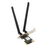Tarjeta Pcie Wifi 6e De 2,4 G/5 G/6 Ghz Con Antena Doble De