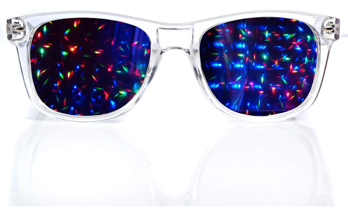 Gafas De Difracción Starburst Transparentes - Para Raves, Fe