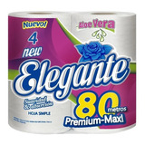 Papel Higienico Aloe Vera Premium Max Elegante 4x80 Metros