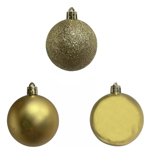 Bolas De Navidad 8cm Adornos Navideños Surtidos Deco Pettish