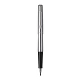 Parker Jotter Chrome Pluma, Medio Plumilla, Tinta Azul.