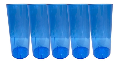 Vaso Trago Largo X 10 Plástico Descartable Transparente 