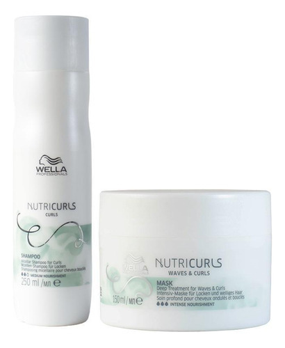  Kit Wella Pro Nutricurls - Sh E Másc