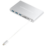 Hyper Hyperdrive Ultimate 11 Port Usb 3.0 Type-c Hub (silver