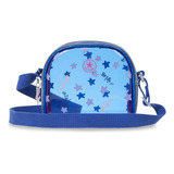 Bolsa Crossbody Cloe Para Niña Chica Estampado De Estrellas Color Azul