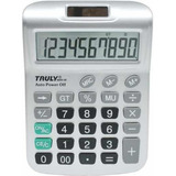 Calculadora De Mesa Truly 6001-10 Dígitos Bateria E Solar