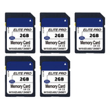 5 Unidades/ranura De Memoria Sd De 2 Gb