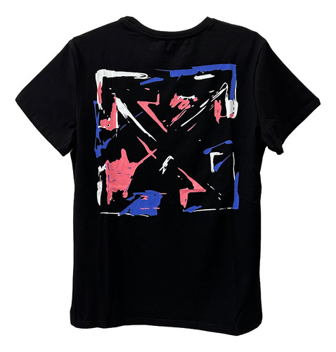 Playera Off White De Colores Casual Hombre Y Mujer