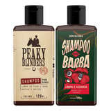 Kit 2x Shampoo Barba Peaky Blinders E Guraná Don Alcides