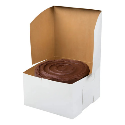 Caja Blanca Para Pastel Panadería - 23x23x13cm, 20 Piezas Blanco | Envío gratis