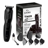 Cortadora Pelo Gama T923 Trimmer Balck Titanium Inalambrica