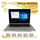 Hp Elitebook Folio 9470m, Core I5, 8gb Ram, 465gb Hdd, W10p