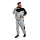 Roupa De Frio Masculina Plus Size Conjunto Moletom Inverno 