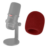 Espuma Capinha Protetor Microfone Hyperx Solocast - Vermelha