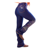 Calça Moda Country Bordada West Tuff