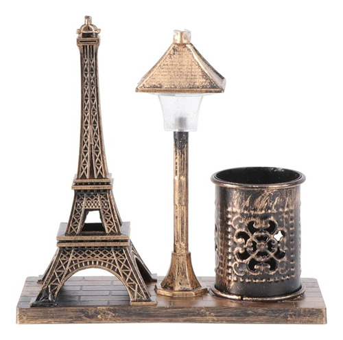 Torre Eiffel París Con Soporte Para Lápiz Organizador Decora