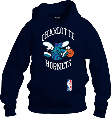 Sudadera Hoodie Estilo Charlotte Hornets M1- Adulto Niño