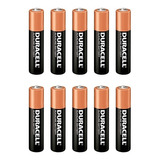 Pila Alcalina Duracell Mn2400 Tipo Aaa 1.5 Volts 10 Pzs
