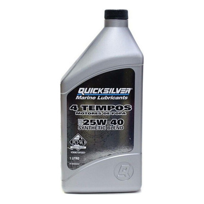 Oleo Motor Popa 4 Tempos Mercury Sae 25w -40 Veiculo Náutico