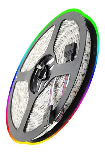 Tira Led Rgb Multicolor 5050 60lxm Interior / Exterior 5 Mts