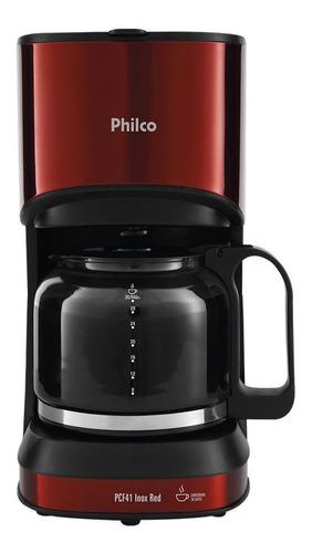 Cafeteira Philco Pcf41 Inox Semi Automática De Filtro 127v